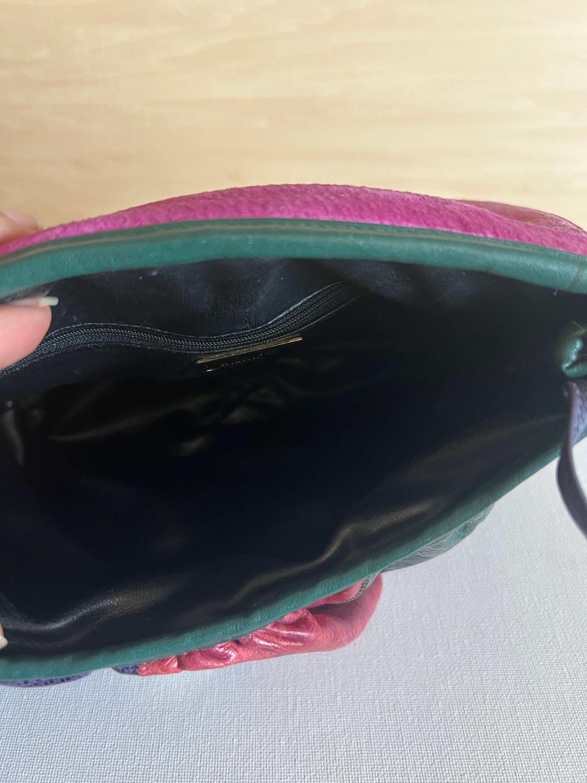 Pink & Green Vintage Sharif Handbag