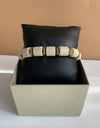 Lava Rock and Hematite Stone Bracelet
