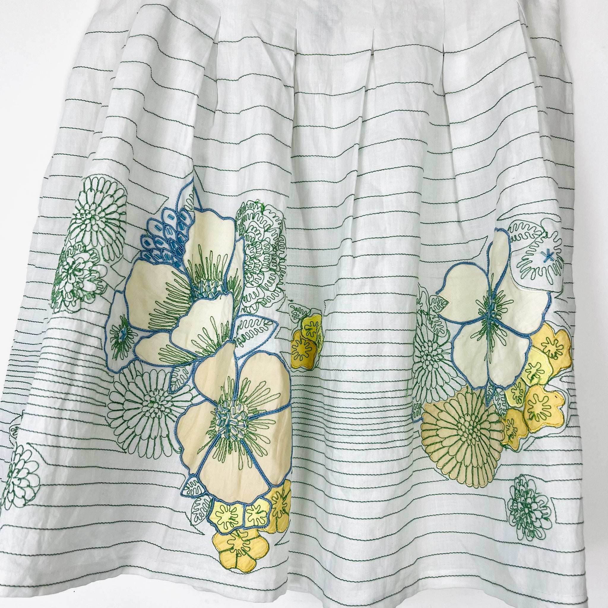 Live: 35 Cotton Floral Mini Skirt