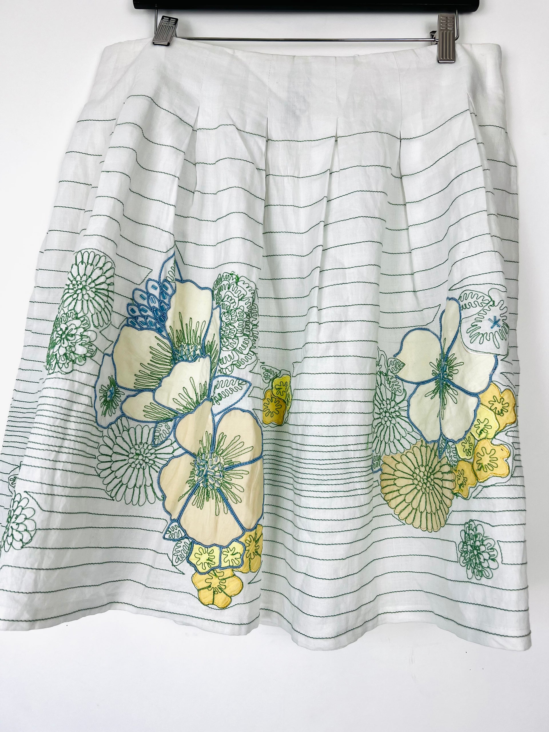 Live: 35 Cotton Floral Mini Skirt