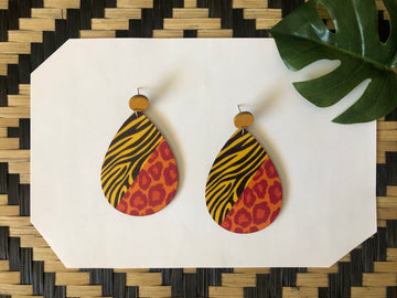 Wild Side Wooden Earrings