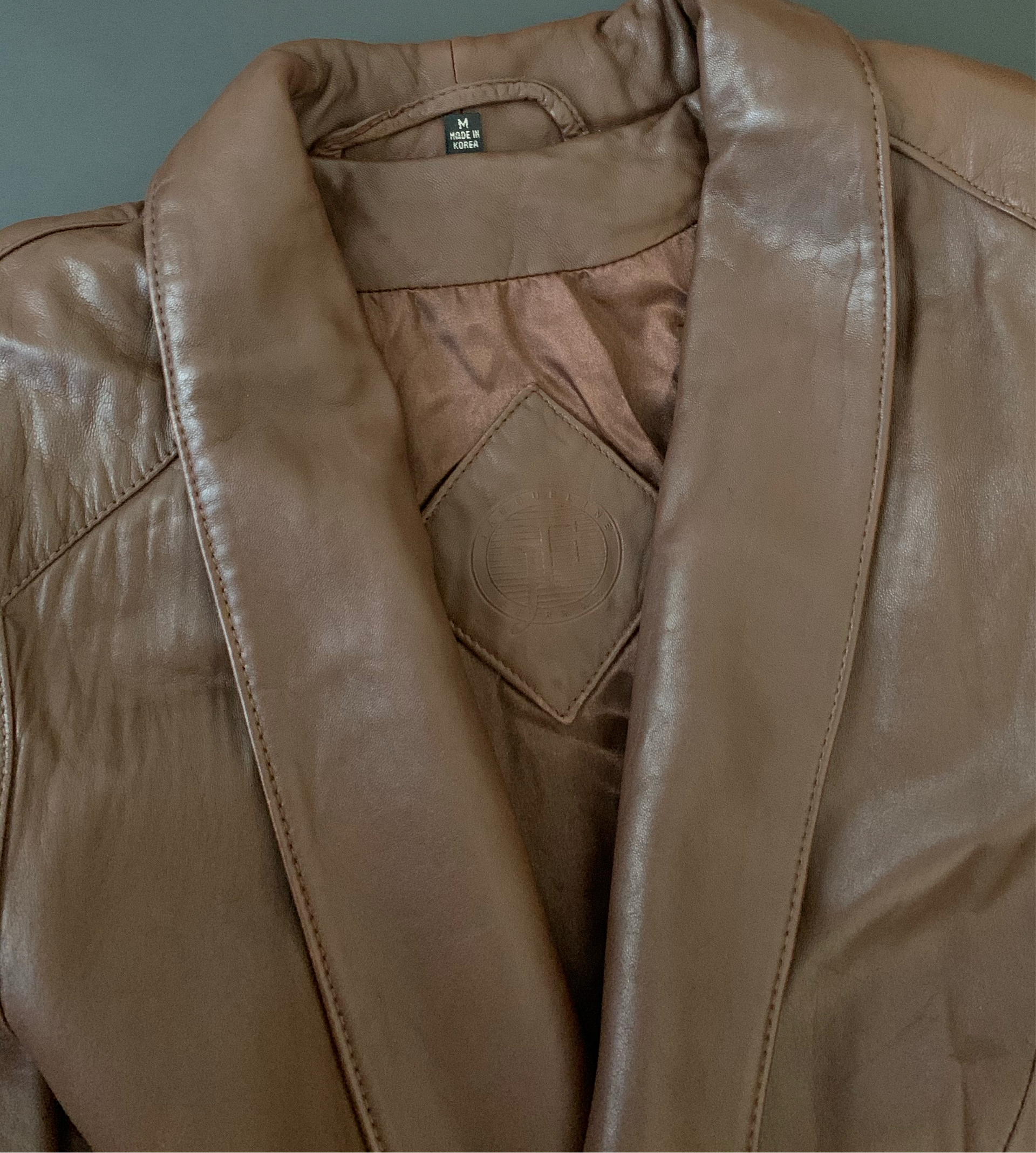 Jacqueline Ferrar 80’s Vintage Leather Trench Jacket