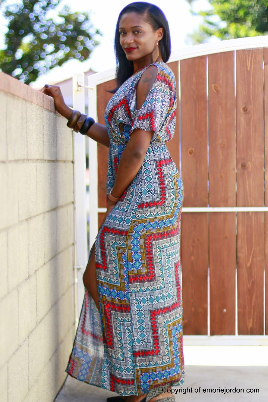 Tribal maxi dress hotsell