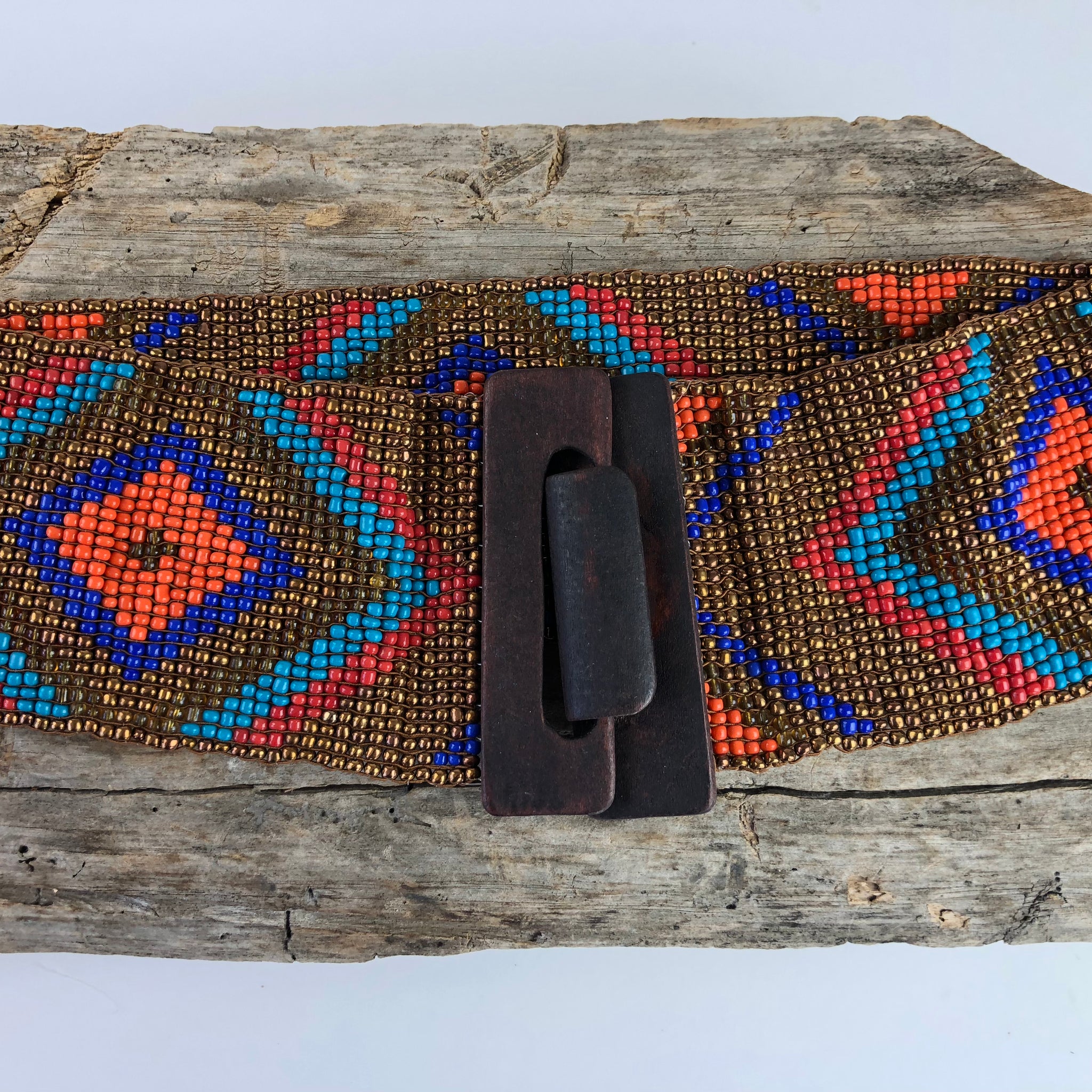 Gold Handmade Beaded Belt