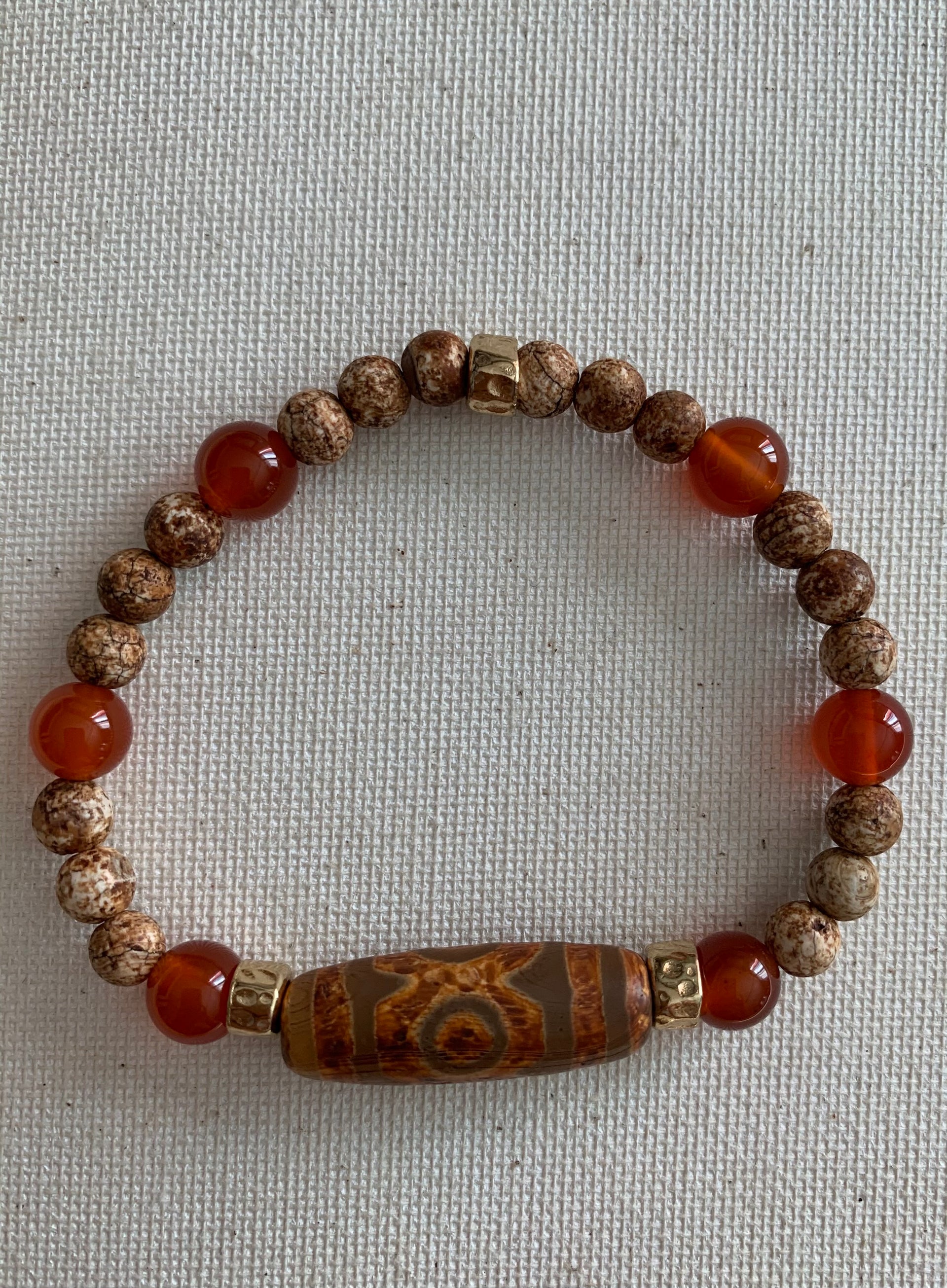 Tibetan and Agate Stone Bracelet