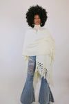 Live: 178 Ivory Vintage Wool Wrap