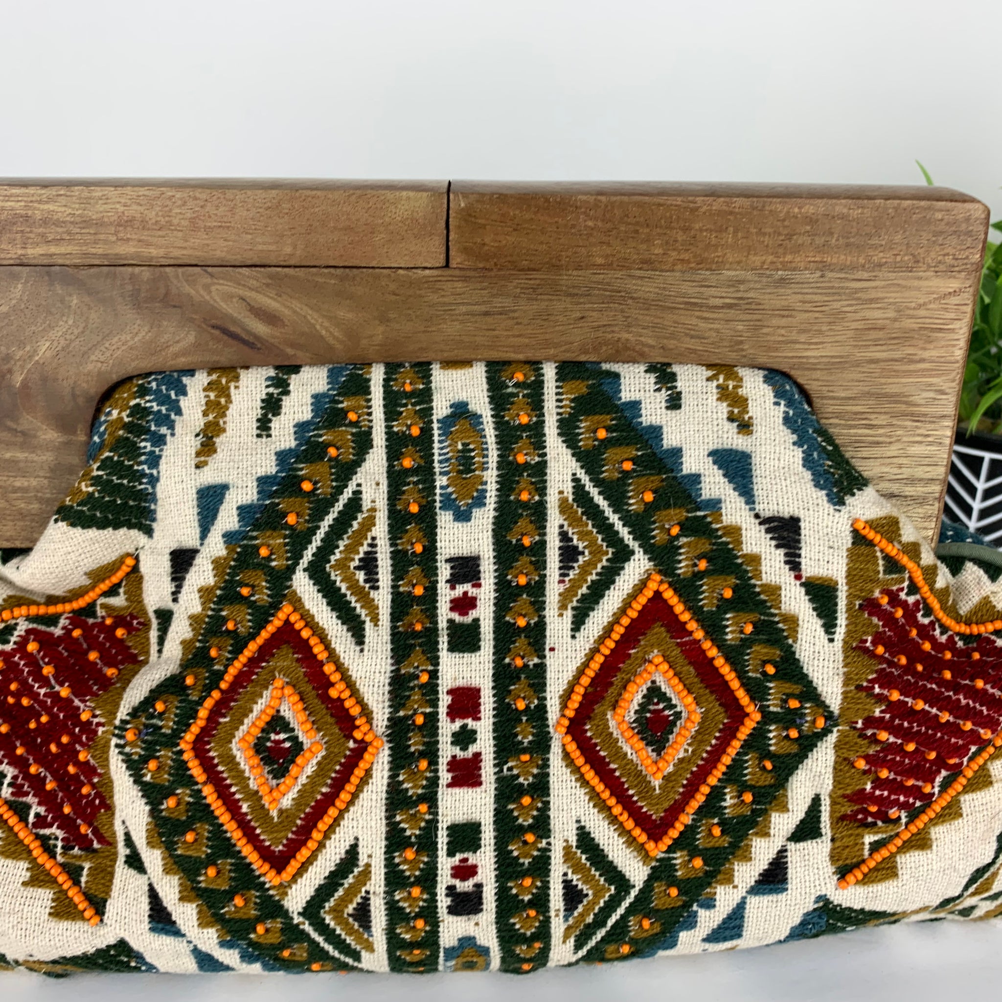 Hasina Beaded Clutch