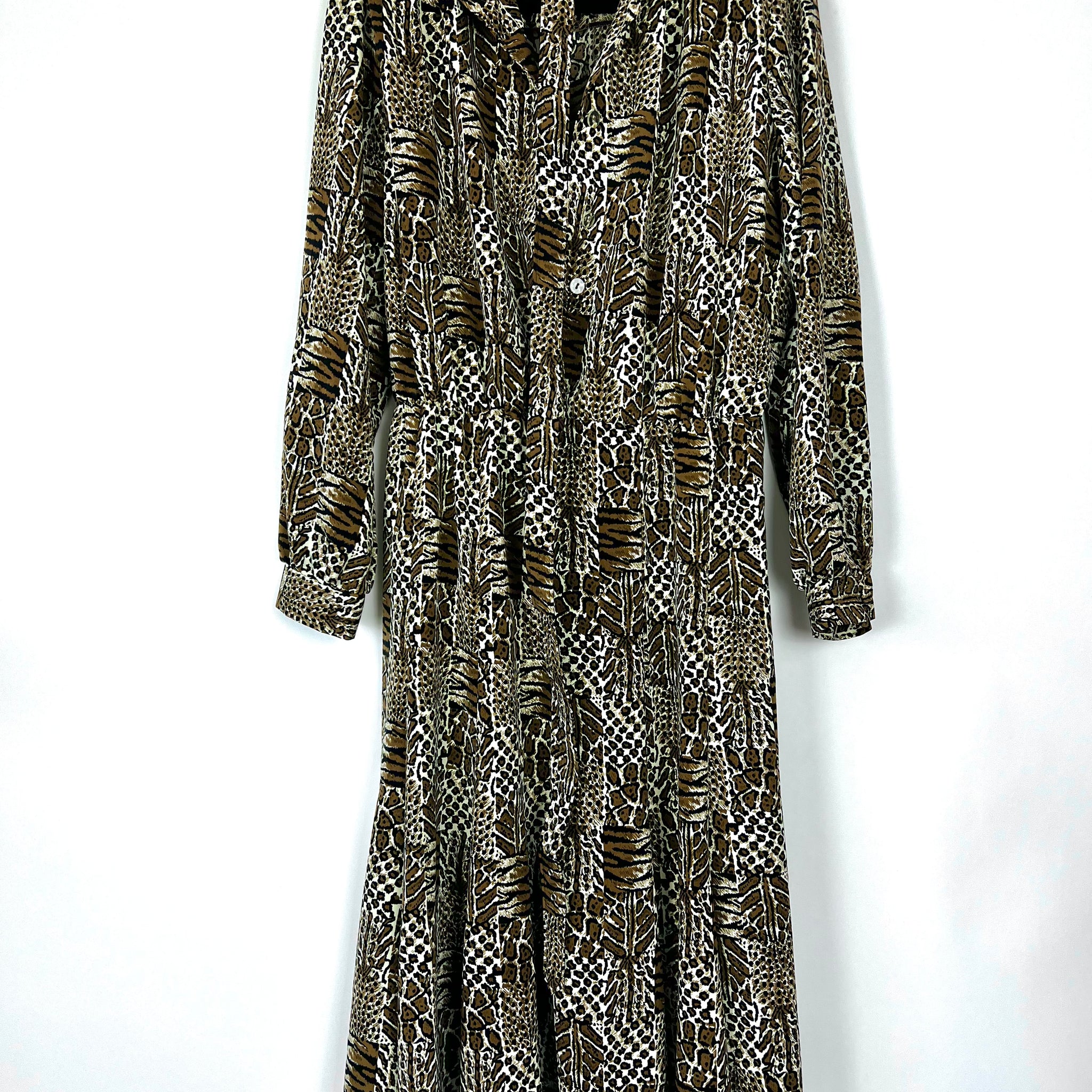 Live: 20 Vintage Animal Mixed Print Dress